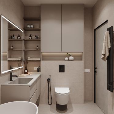 Интерьер ванной  смотреть на Basicdecor