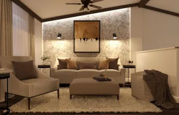 Интерьер спальни в стиле фьюжн смотреть на Basicdecor
