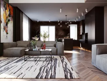 Интерьер гостиной  смотреть на Basicdecor