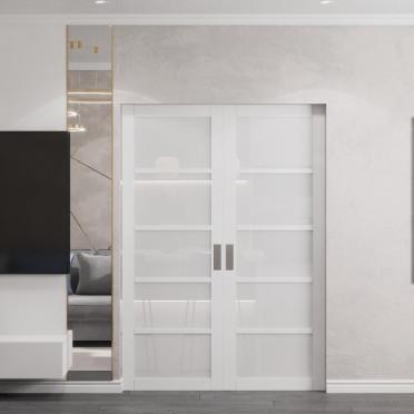Интерьер прихожей с две двери в современном стиле смотреть на Basicdecor