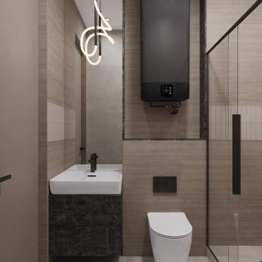 Интерьер ванной c подсветкой  смотреть на Basicdecor