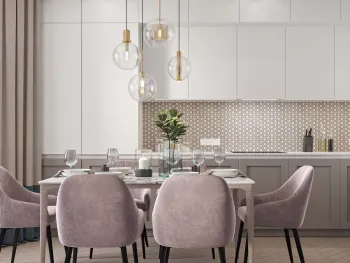 Интерьер кухни в неоклассике смотреть на Basicdecor