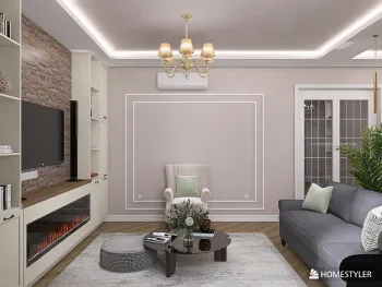 Интерьер гостиной  смотреть на Basicdecor