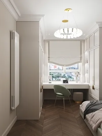 Интерьер детской с жалюзи и дверными жалюзи  смотреть на Basicdecor