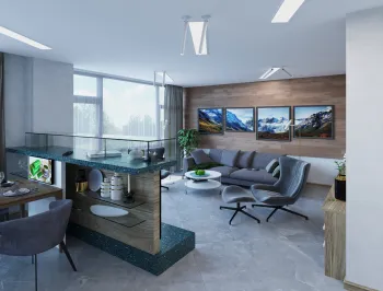 Интерьер гостиной  смотреть на Basicdecor