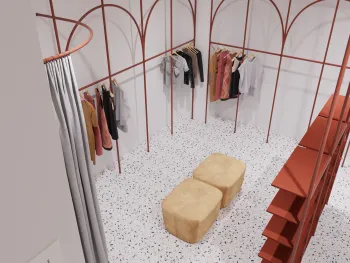 Интерьер ванной и гардеробной в современном стиле смотреть на Basicdecor