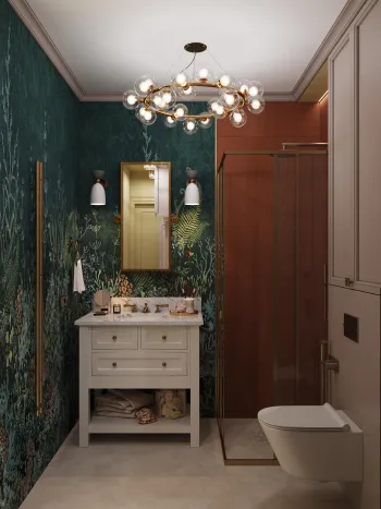 Интерьер ванной  смотреть на Basicdecor