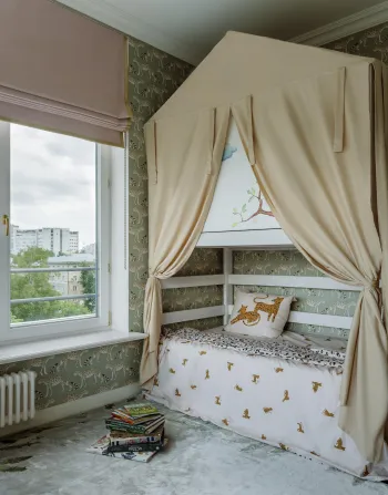 Интерьер детской c вигвамом  смотреть на Basicdecor