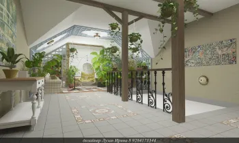 Интерьер балкона в стиле кантри смотреть на Basicdecor