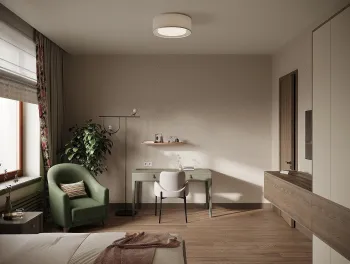 Интерьер спальни  смотреть на Basicdecor