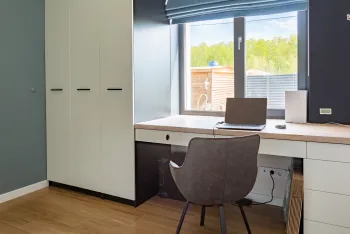 Интерьер c рабочим местом  смотреть на Basicdecor