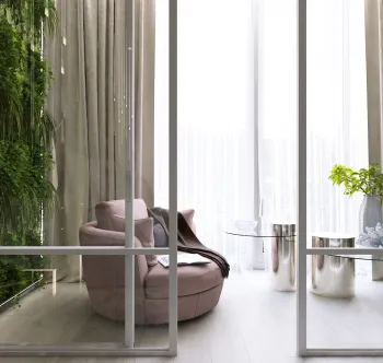 Интерьер балкона с балконом  смотреть на Basicdecor