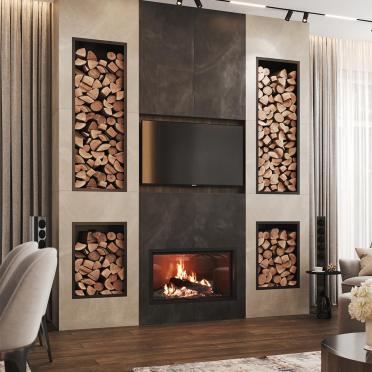 Интерьер гостиной  смотреть на Basicdecor