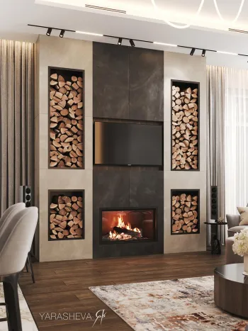 Интерьер гостиной  смотреть на Basicdecor