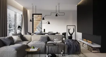 Интерьер гостиной в современном стиле смотреть на Basicdecor