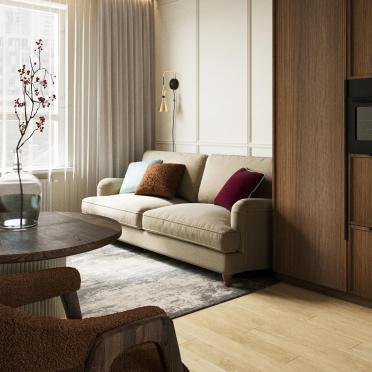 Интерьер гостиной  смотреть на Basicdecor