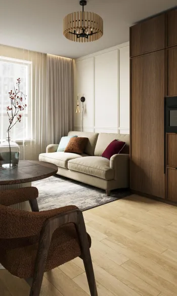 Интерьер гостиной  смотреть на Basicdecor