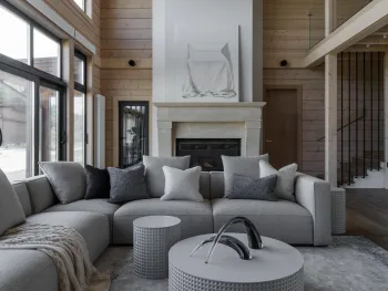 Интерьер гостиной в стиле кантри смотреть на Basicdecor