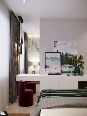 Интерьер спальни в современном стиле смотреть на Basicdecor