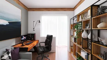Интерьер кабинета  смотреть на Basicdecor