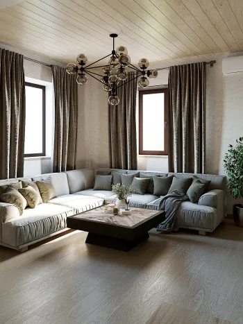 Интерьер гостиной  смотреть на Basicdecor