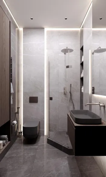 Интерьер ванной  смотреть на Basicdecor