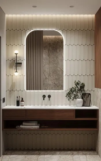 Интерьер ванной  смотреть на Basicdecor