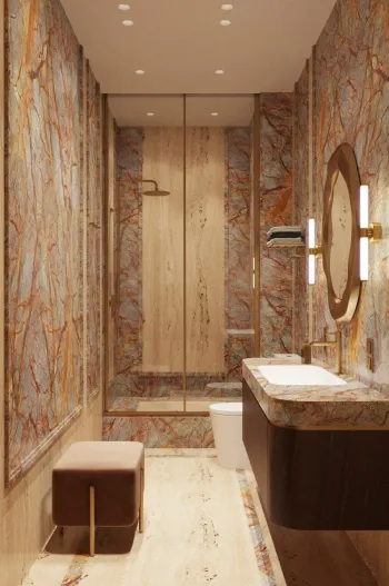Интерьер ванной  смотреть на Basicdecor