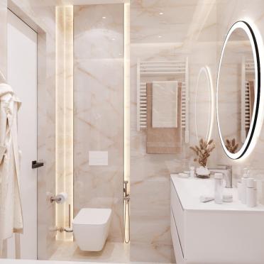 Интерьер ванной  смотреть на Basicdecor