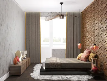 Интерьер спальни в восточном стиле смотреть на Basicdecor