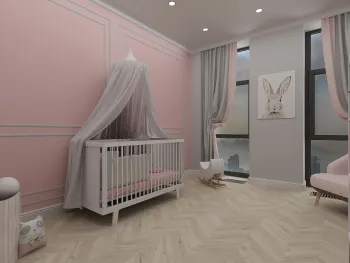 Интерьер детской с для новорожденных в скандинавском стиле смотреть на Basicdecor