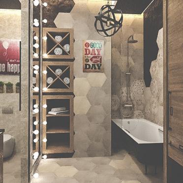 Интерьер ванной  смотреть на Basicdecor