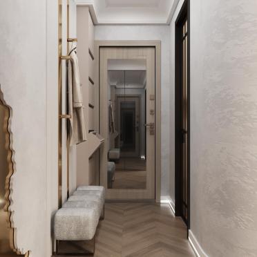 Интерьер коридора с каретной стяжкой  смотреть на Basicdecor