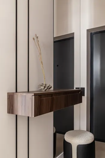 Интерьер прихожей с ресепшном  смотреть на Basicdecor