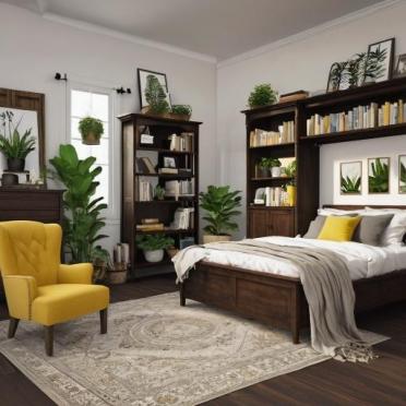 Интерьер спальни  смотреть на Basicdecor