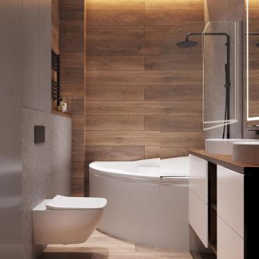 Интерьер ванной  смотреть на Basicdecor