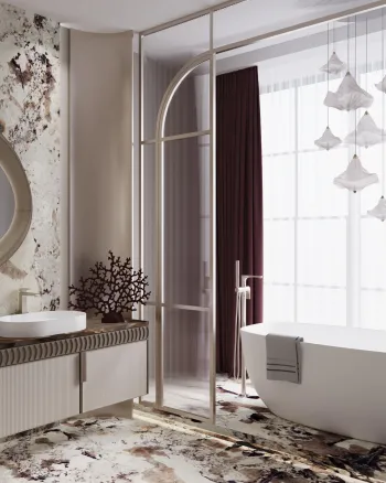 Интерьер ванной  смотреть на Basicdecor