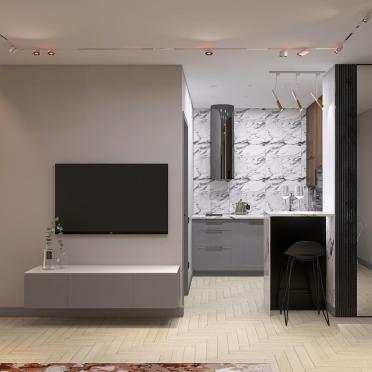 Интерьер гостиной  смотреть на Basicdecor