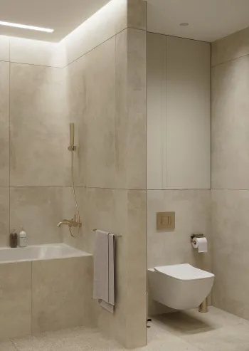 Интерьер ванной  смотреть на Basicdecor