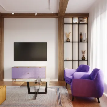 Интерьер гостиной  смотреть на Basicdecor