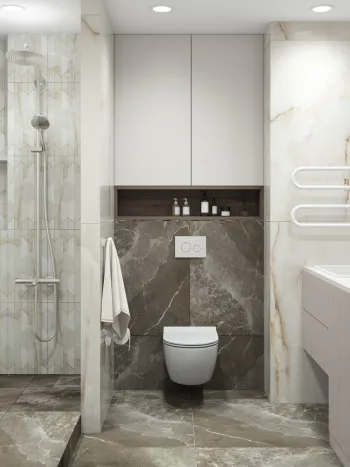 Интерьер ванной  смотреть на Basicdecor