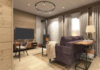 Интерьер гостиной  смотреть на Basicdecor