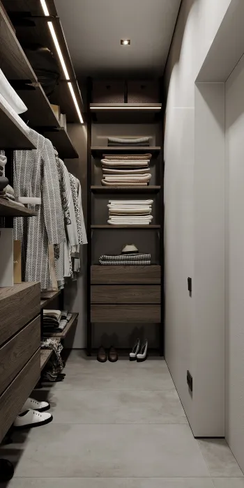 Интерьер гардеробной  смотреть на Basicdecor