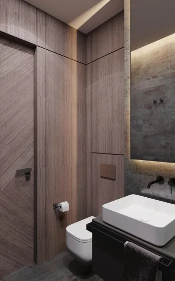 Интерьер ванной  смотреть на Basicdecor