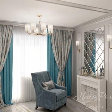 Интерьер гостиной в неоклассике смотреть на Basicdecor