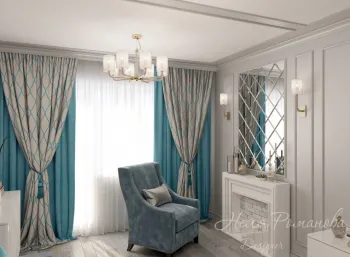 Интерьер гостиной в неоклассике смотреть на Basicdecor