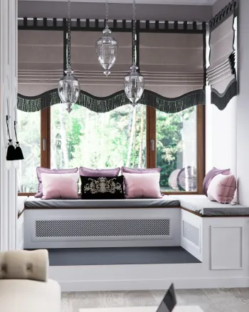Интерьер с окном  смотреть на Basicdecor