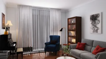 Интерьер гостиной  смотреть на Basicdecor