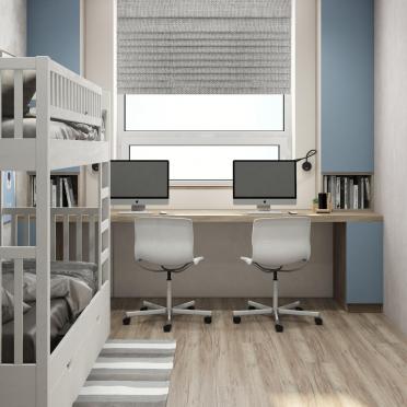 Интерьер детской с жалюзи  смотреть на Basicdecor