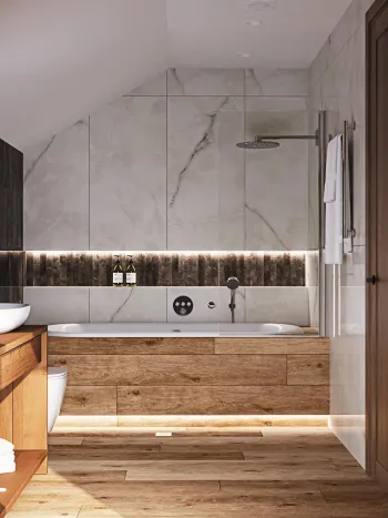 Интерьер ванной  смотреть на Basicdecor